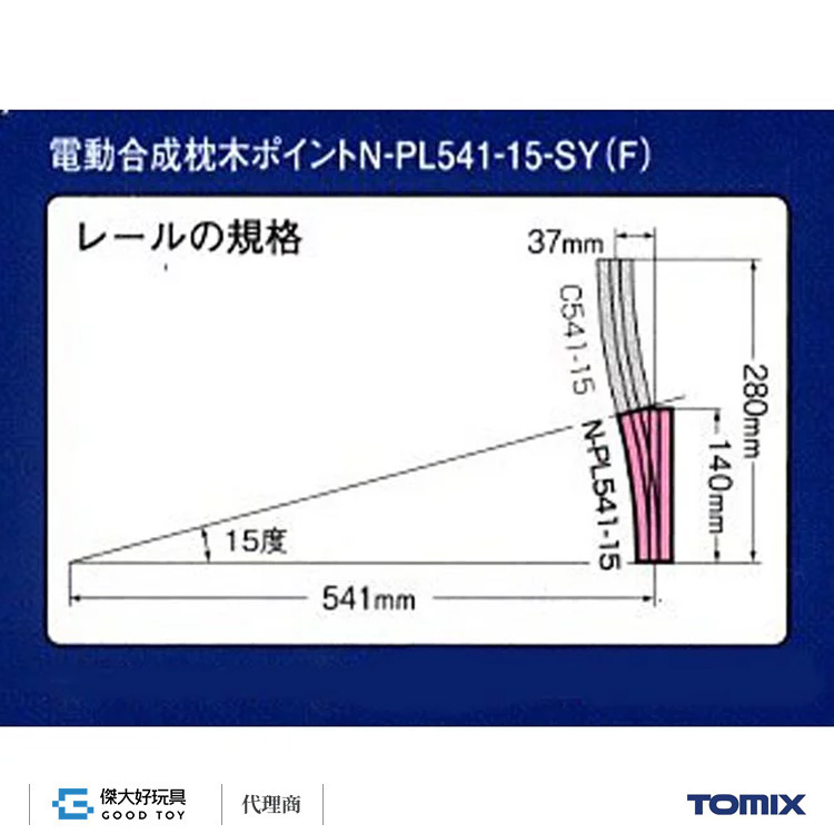 完売】 TOMIX 1282 合成枕木ポイント N-PL541-15-SY ecousarecycling.com