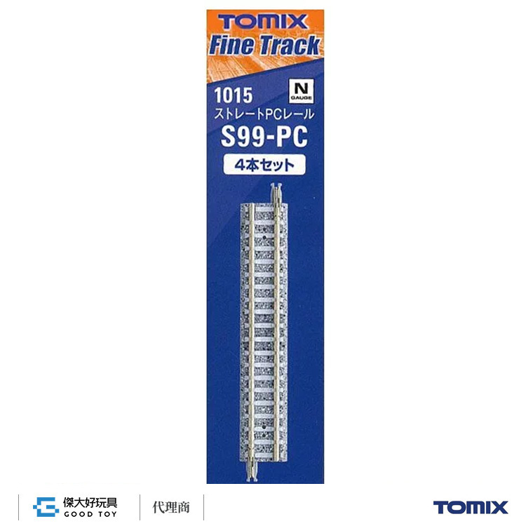 TOMIX 1015 直軌 S99-PC(F) (4入) 水泥枕