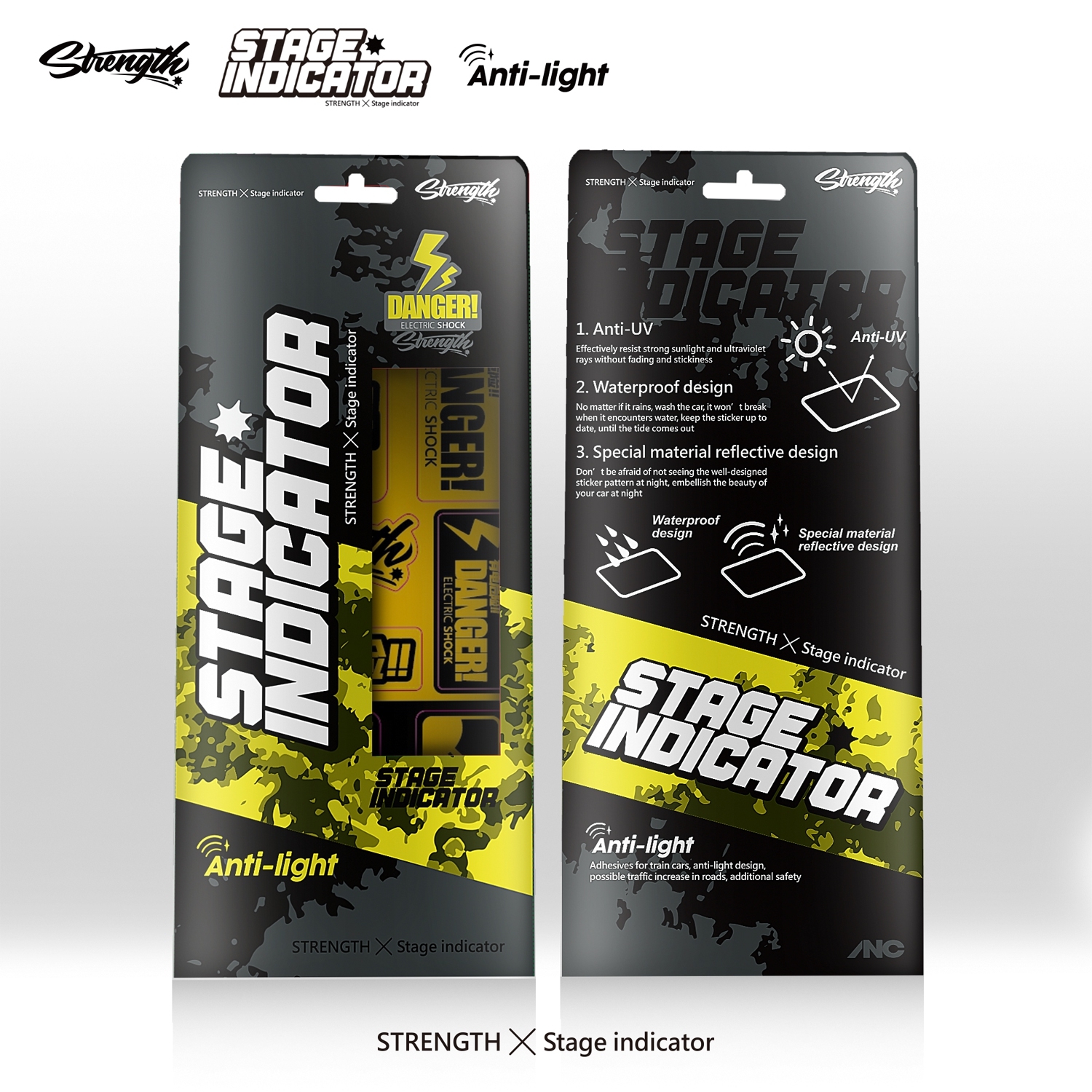 STAGE INDICATOR 有電危險