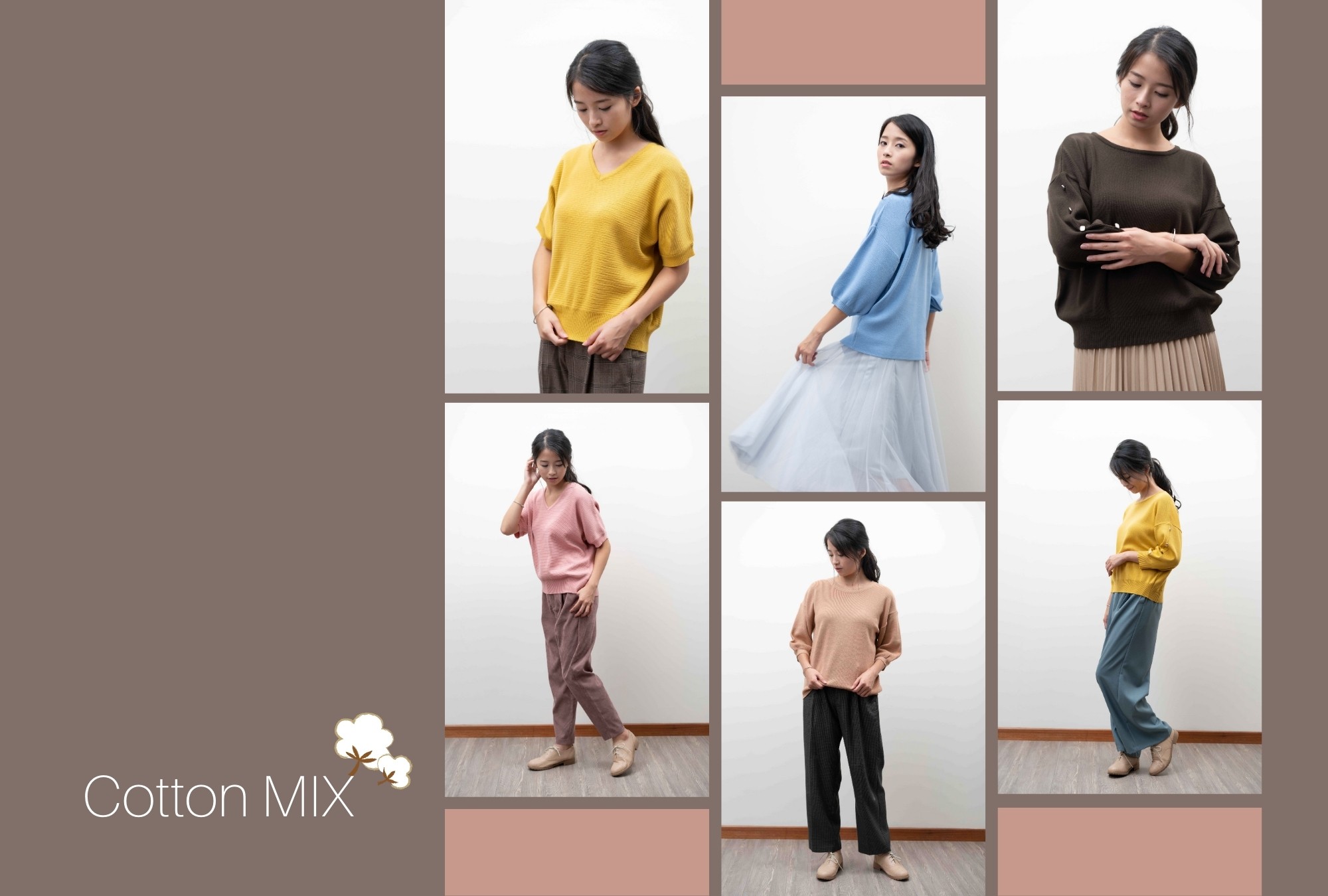 自然舒適-棉混織針織衫目錄