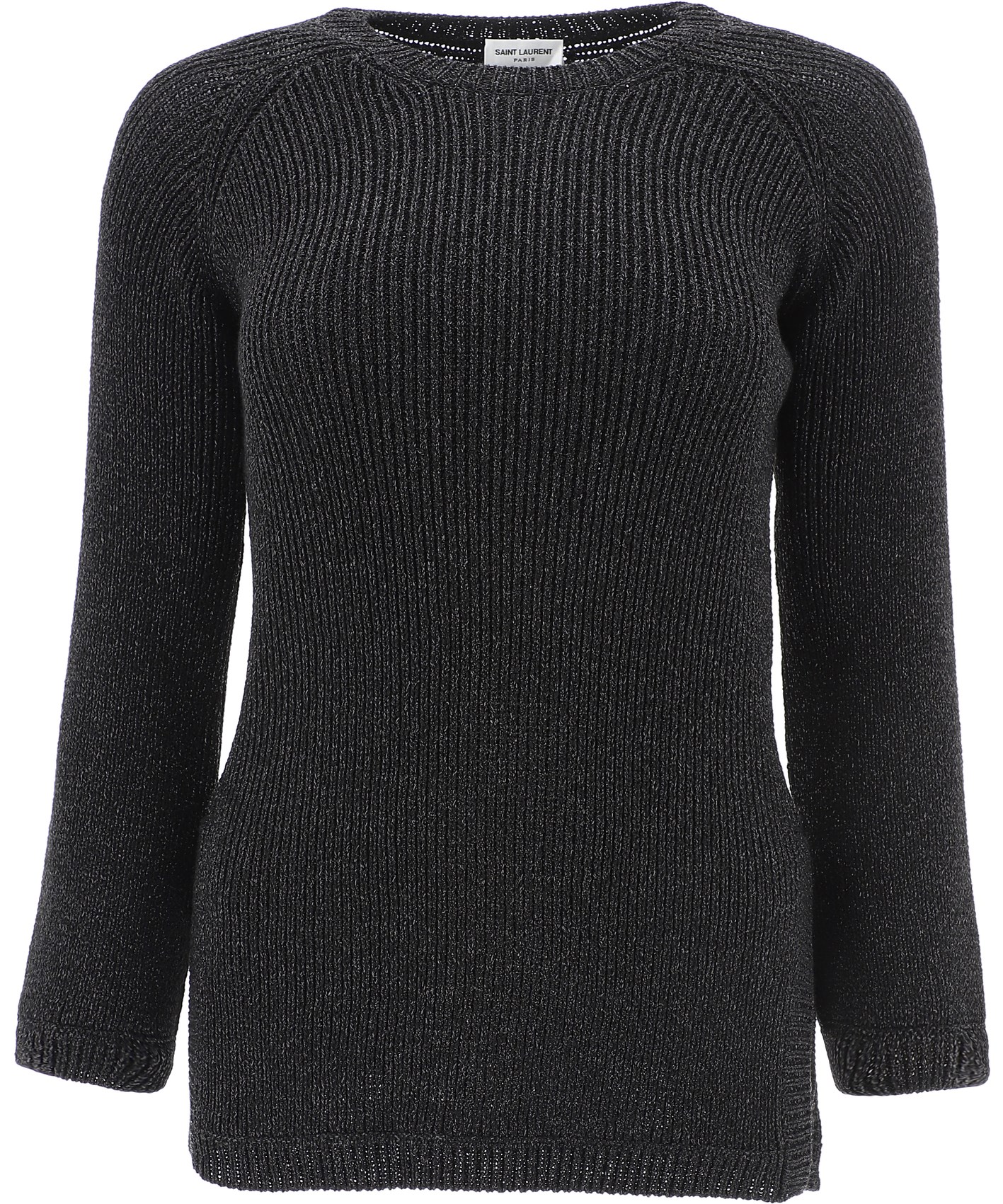 【Saint Laurent】Stretch sweater with lurex