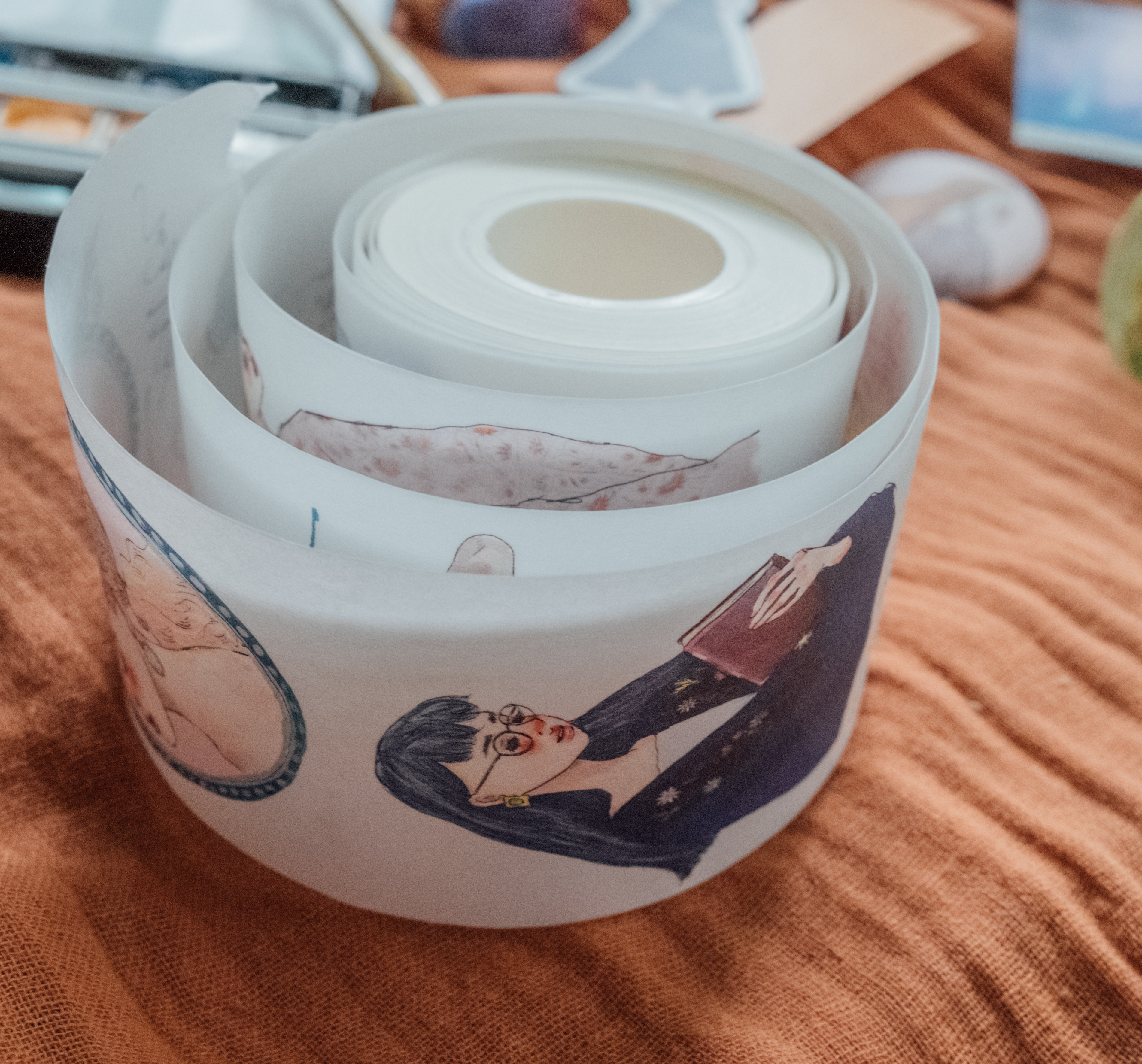 LDV風和日麗 帶離型紙 紙膠帶｜甜蜜生活