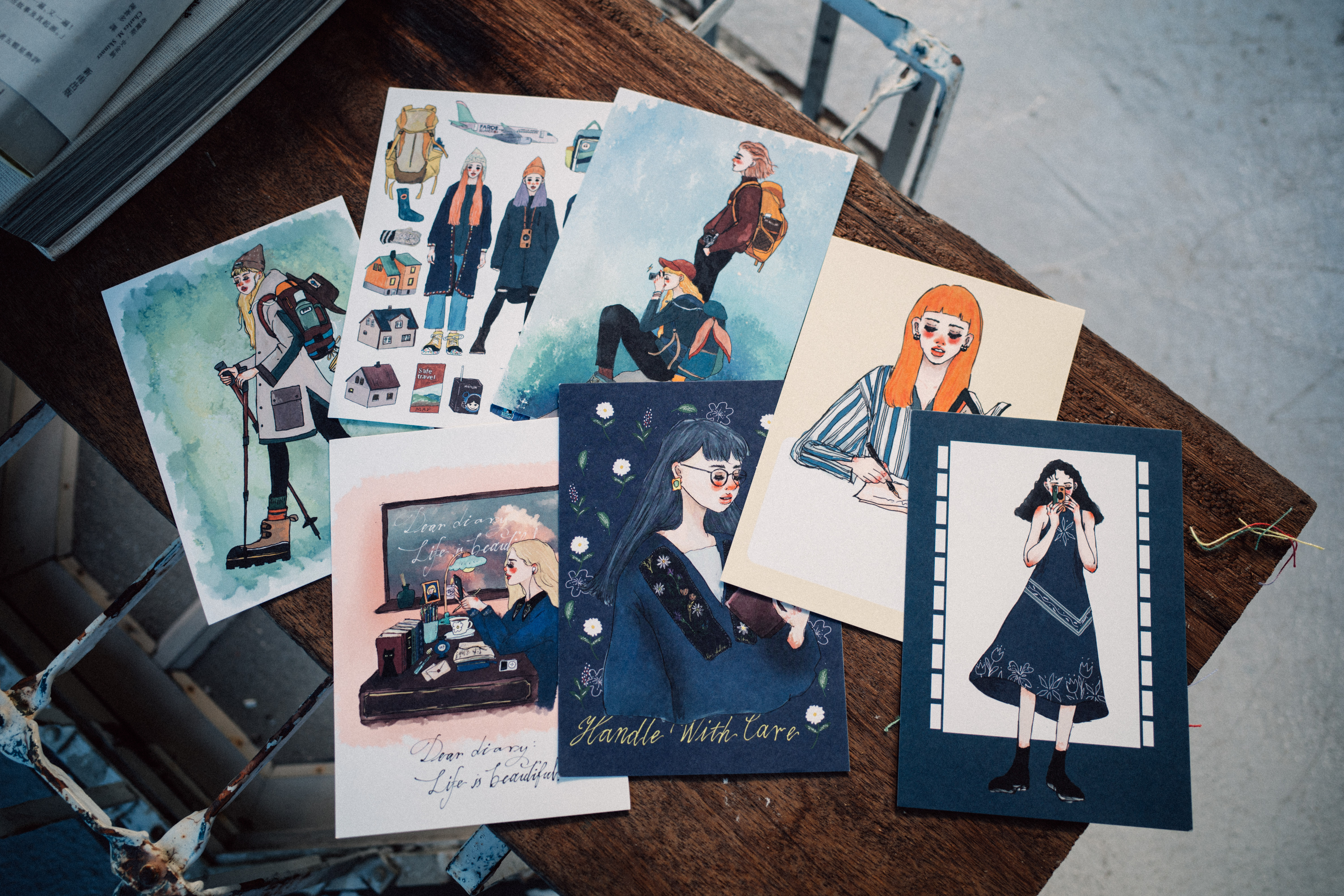 LDV 風和日麗明信片系列｜甜蜜生活