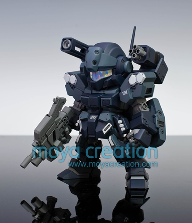 Unpainted and unassembled SD RGM-96X JESTA can, mk mode