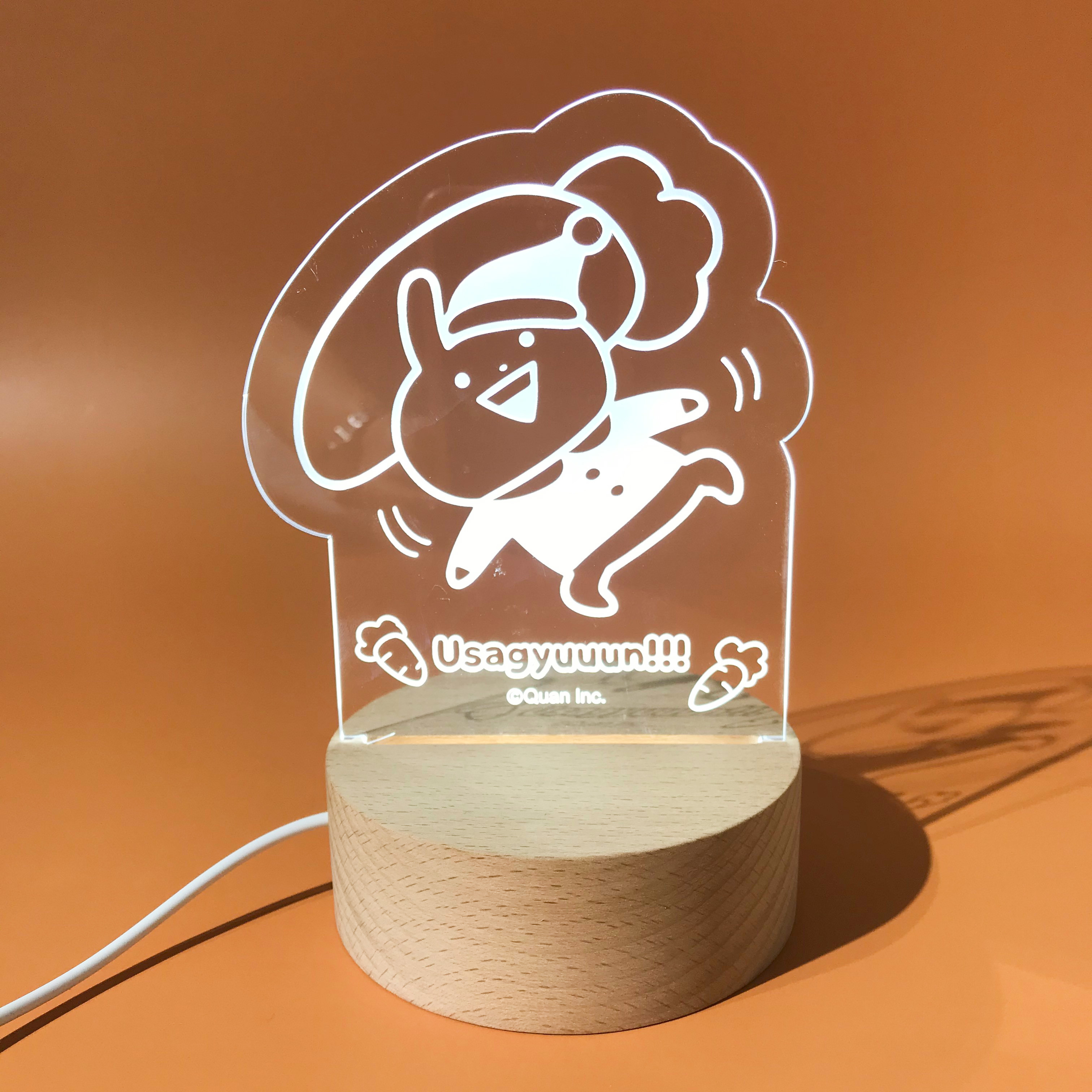 Usagyuuun-壓克力燈-還想睡款