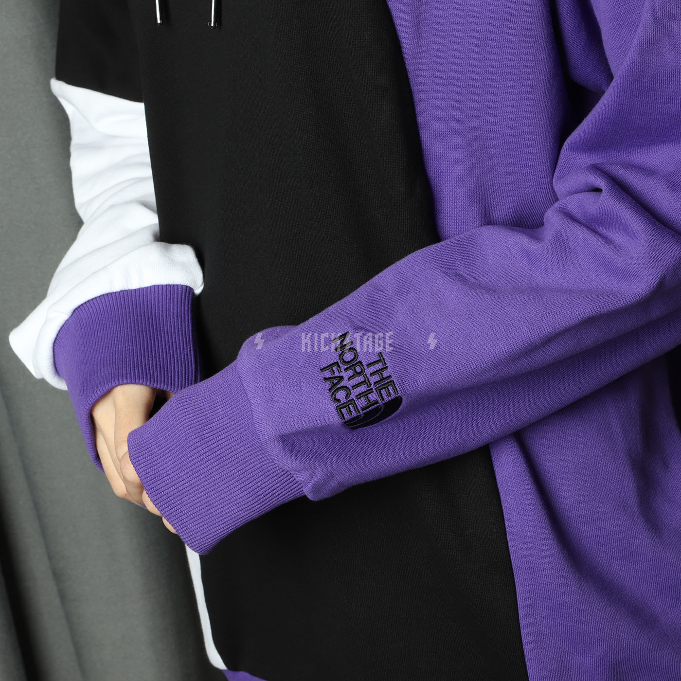 **特價商品售出不退換**THE NORTH FACE LUMINOUS FLUX PULLOVER HOODIE TNF 北臉 三色 撞色 拼接 刺繡 連帽 帽T