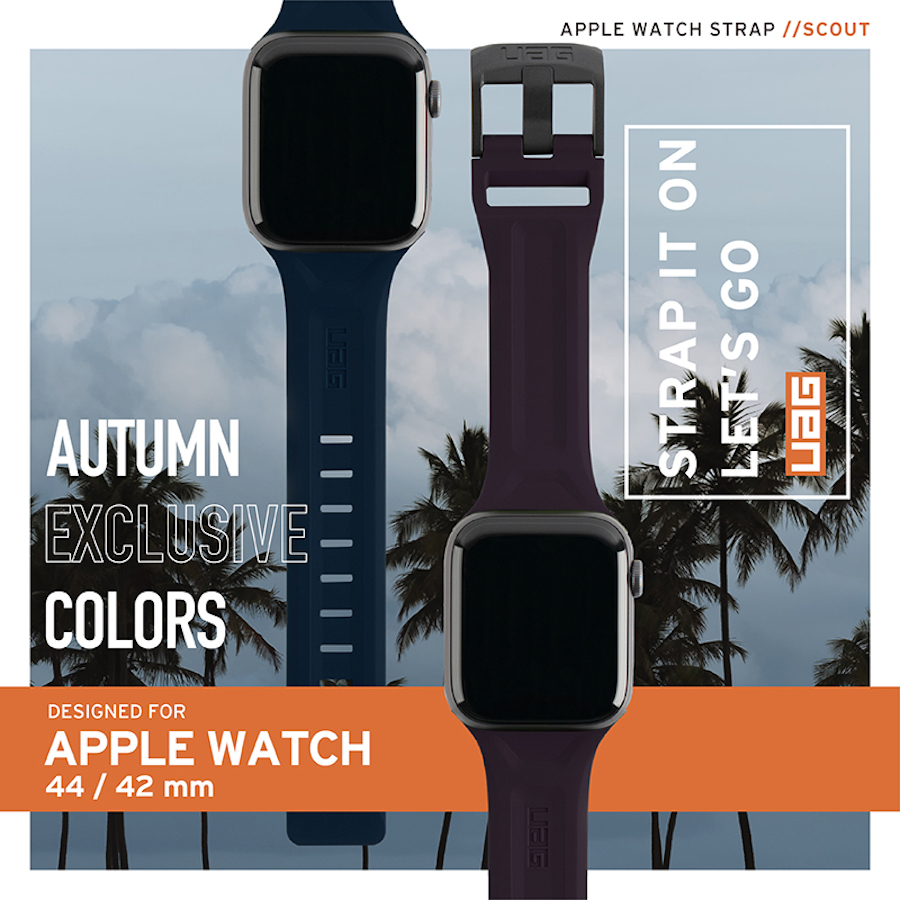 UAG Apple Watch 42/44mm  潮流矽膠錶帶 