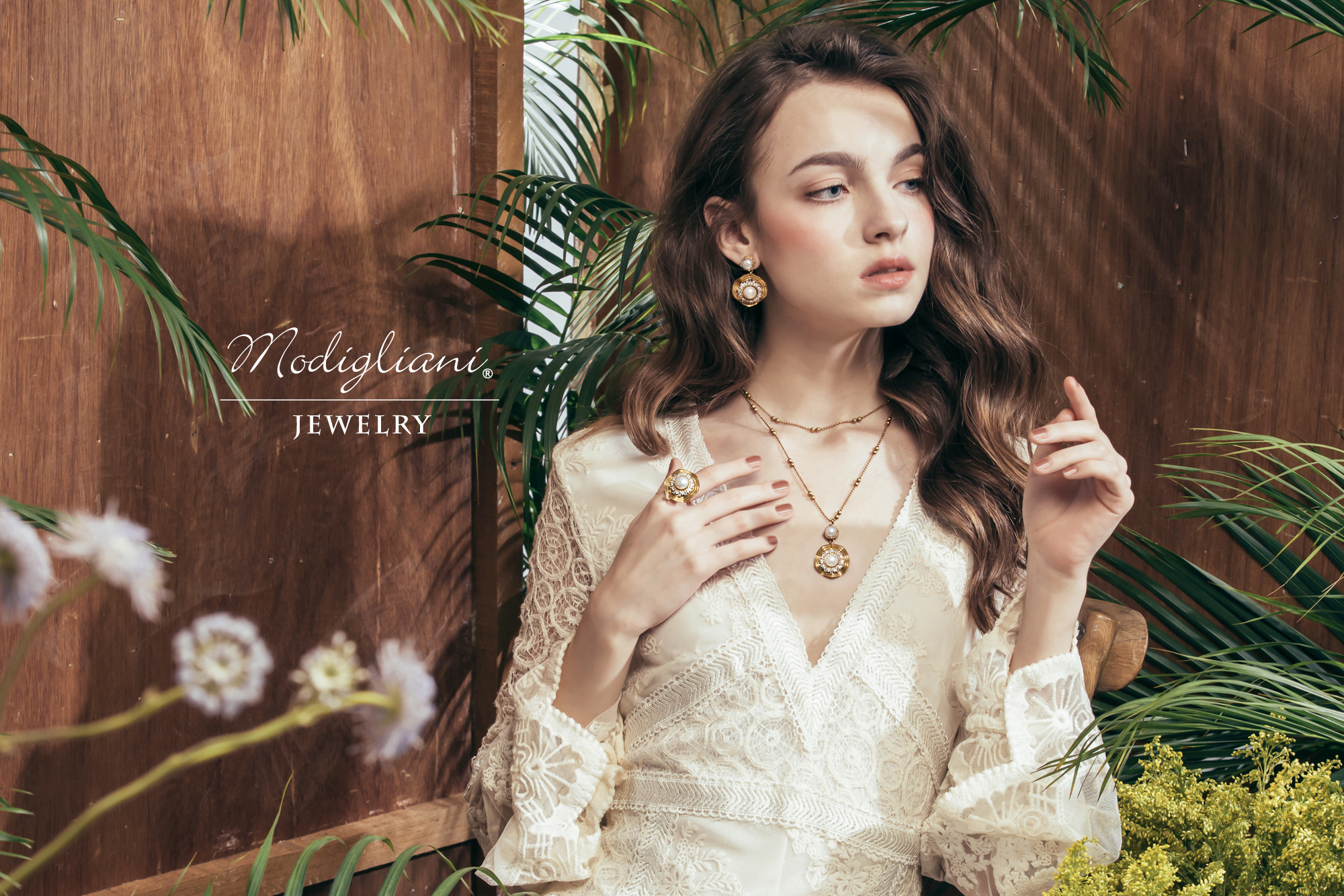 絢爛花影項鍊(細鍊款)