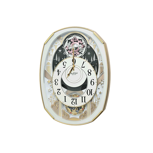 RHYTHM 麗聲 4MH430WR03 魔術動感鐘