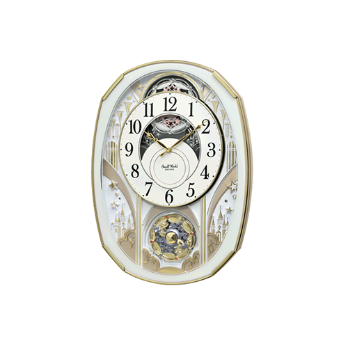 RHYTHM 麗聲 4MH430WR03 魔術動感鐘