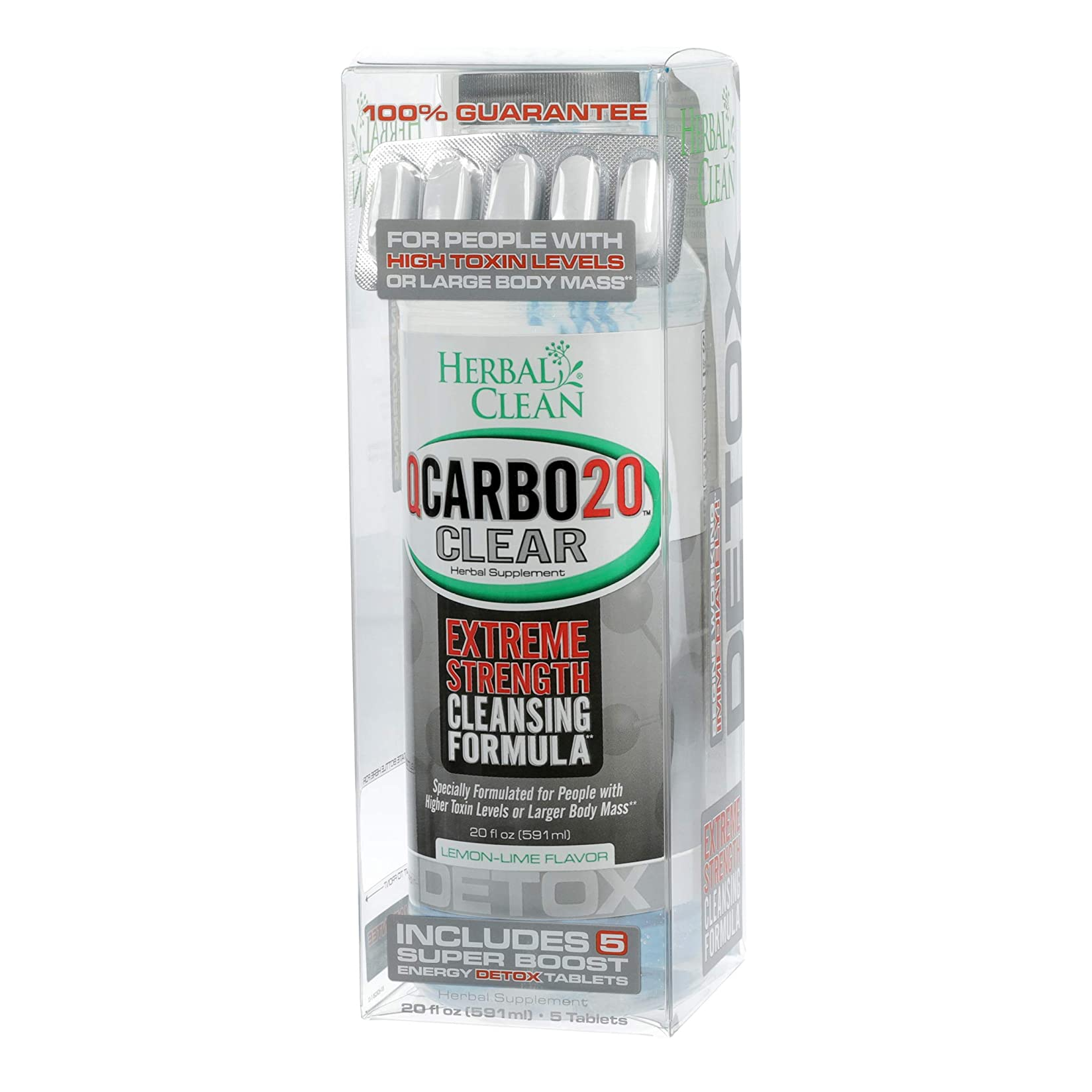 Herbal Clean - QCARBO 20 強效全天然草本維他命果汁飲料 / 沒事果汁