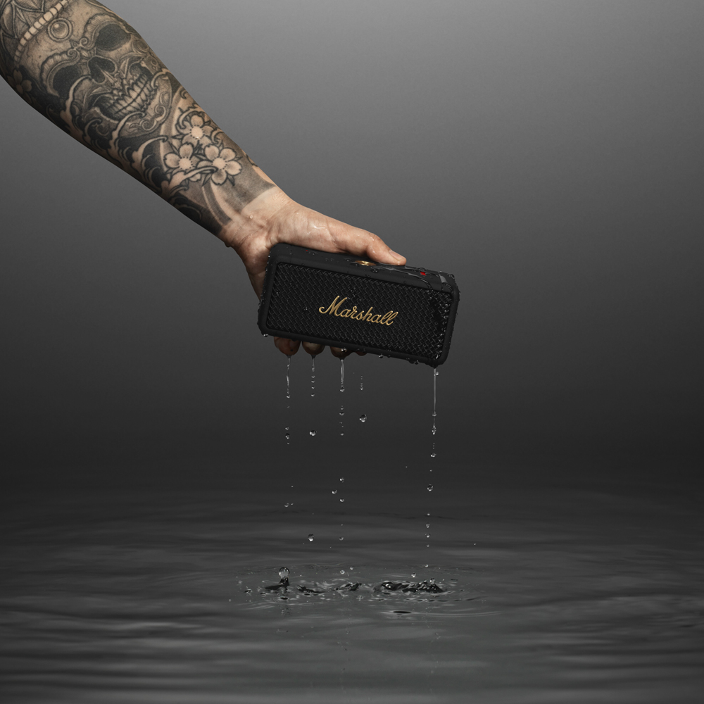 【Marshall】Marshall Emberton 攜帶式藍牙喇叭－古銅黑