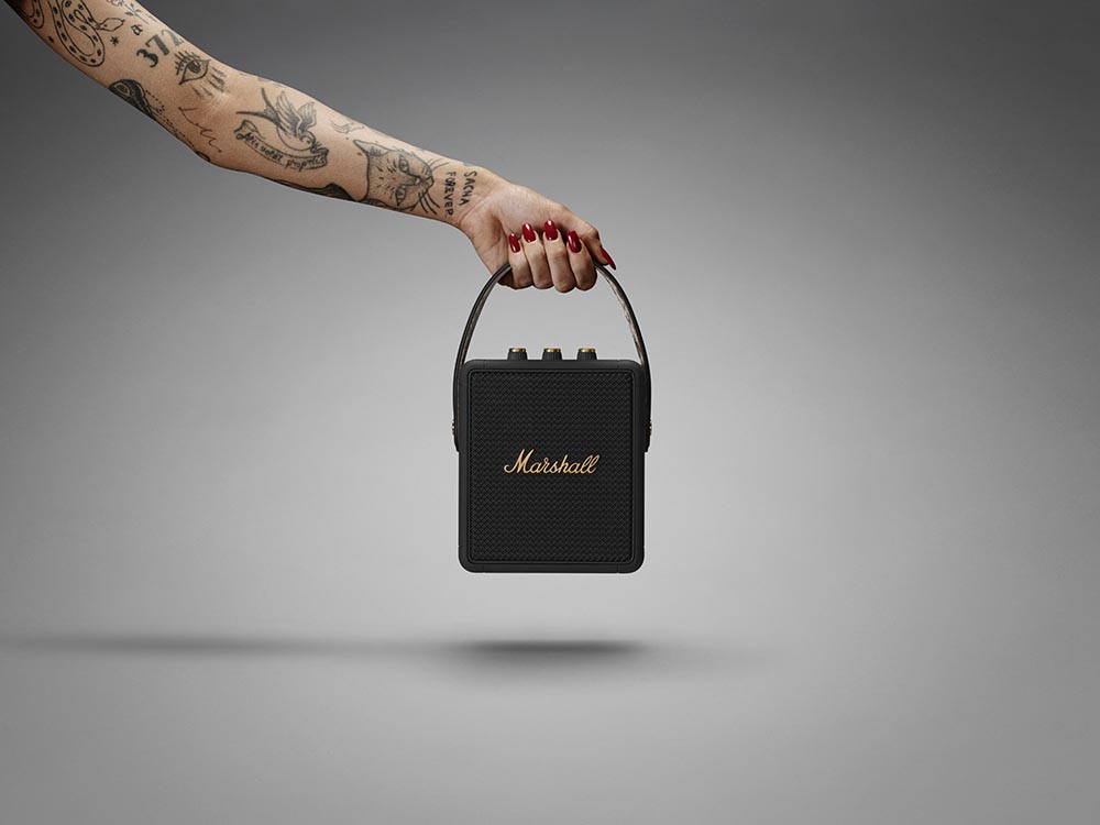【Marshall】Marshall Stockwell II 攜帶式藍牙喇叭－古銅黑色