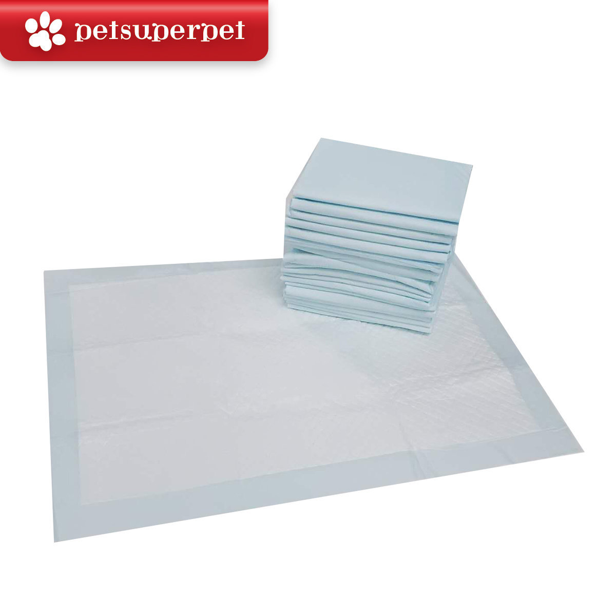 Petsuperpet-  加厚5層寵物尿墊 (兼備訓練用途) - 60*90cm / (25塊/包)