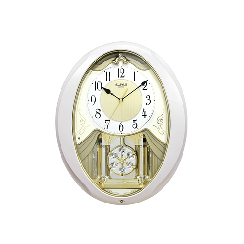 RHYTHM 麗聲 4MH440WU03 魔術動感鐘