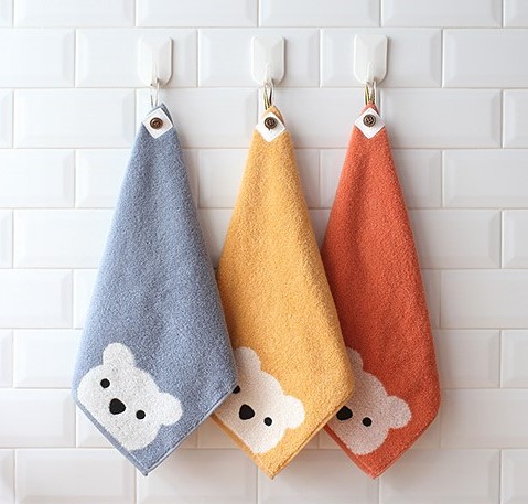 純棉小熊擦手巾(3件組)