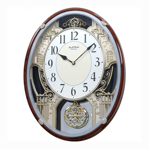 RHYTHM 麗聲 4MH865WU23 魔術動感鐘