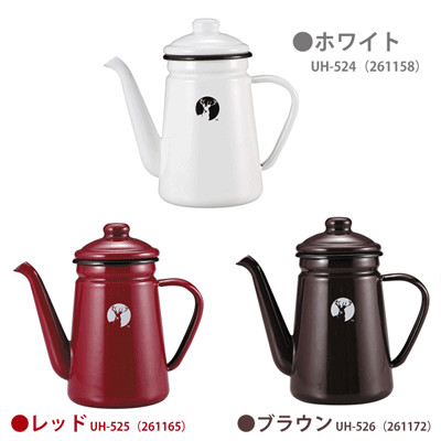 CAPTAIN STAG-鹿牌咖啡琺瑯壺 1.1L UH-525/UH-526