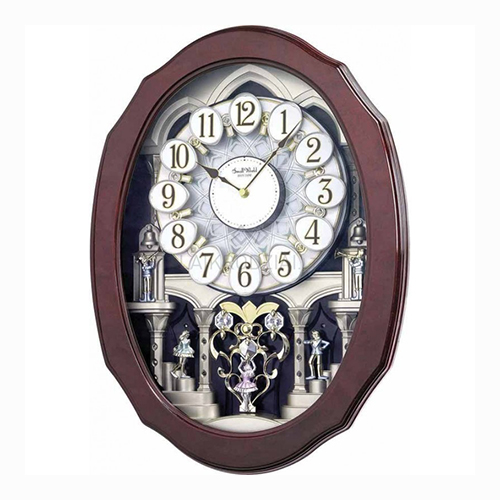 RHYTHM 麗聲 4MH890WT06 魔術動感鐘