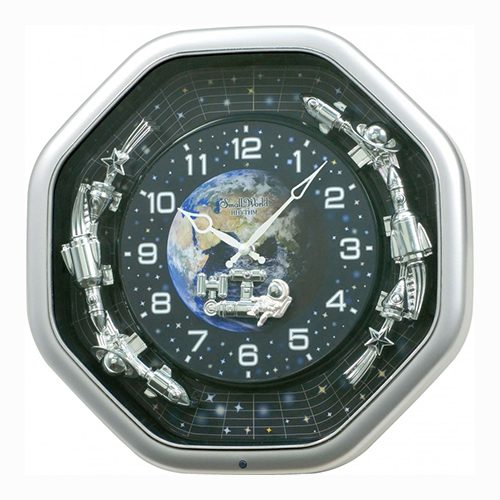 RHYTHM 麗聲 4MH891WD19 魔術動感鐘