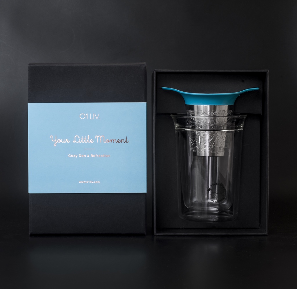 01LIV- 小时光套裝 - 空间几何 （藍色）