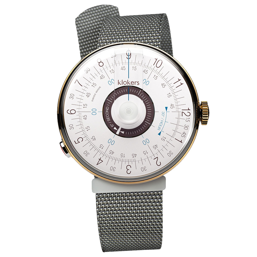 KLOK-08-D5 孔雀藍錶頭+米蘭錶帶