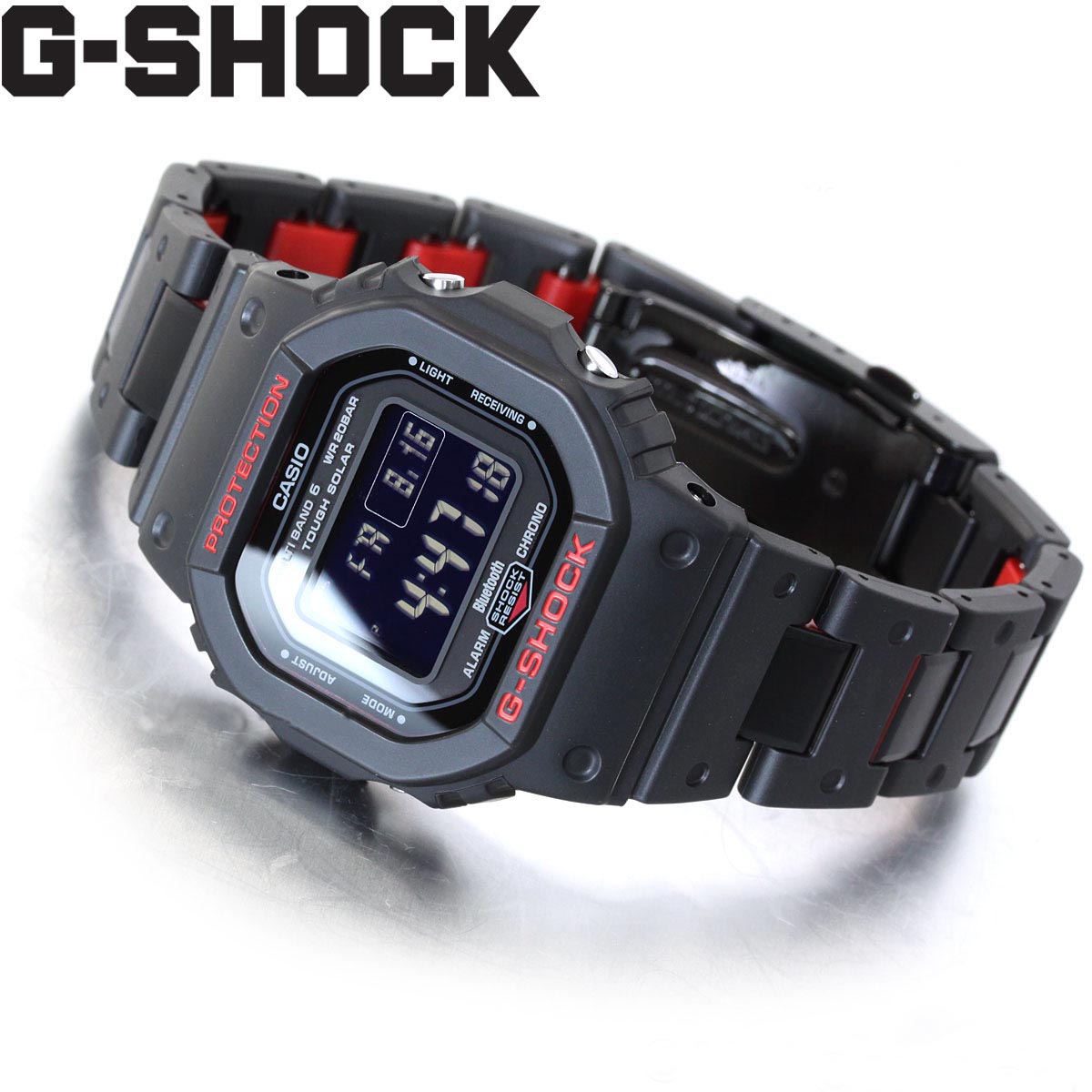 Casio G-Shock GW-B5600HR-1 Multiband-6 Bluetooth Watch