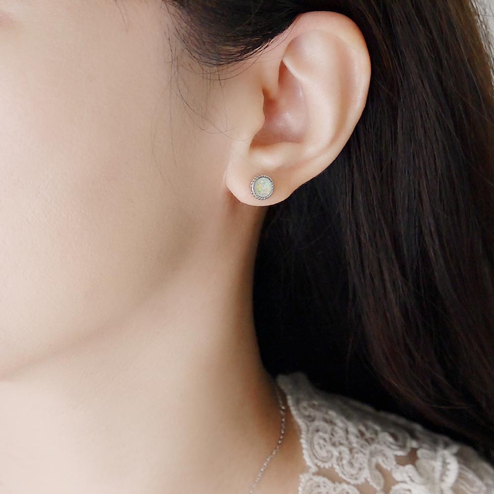 萬花筒純銀耳環/SE537