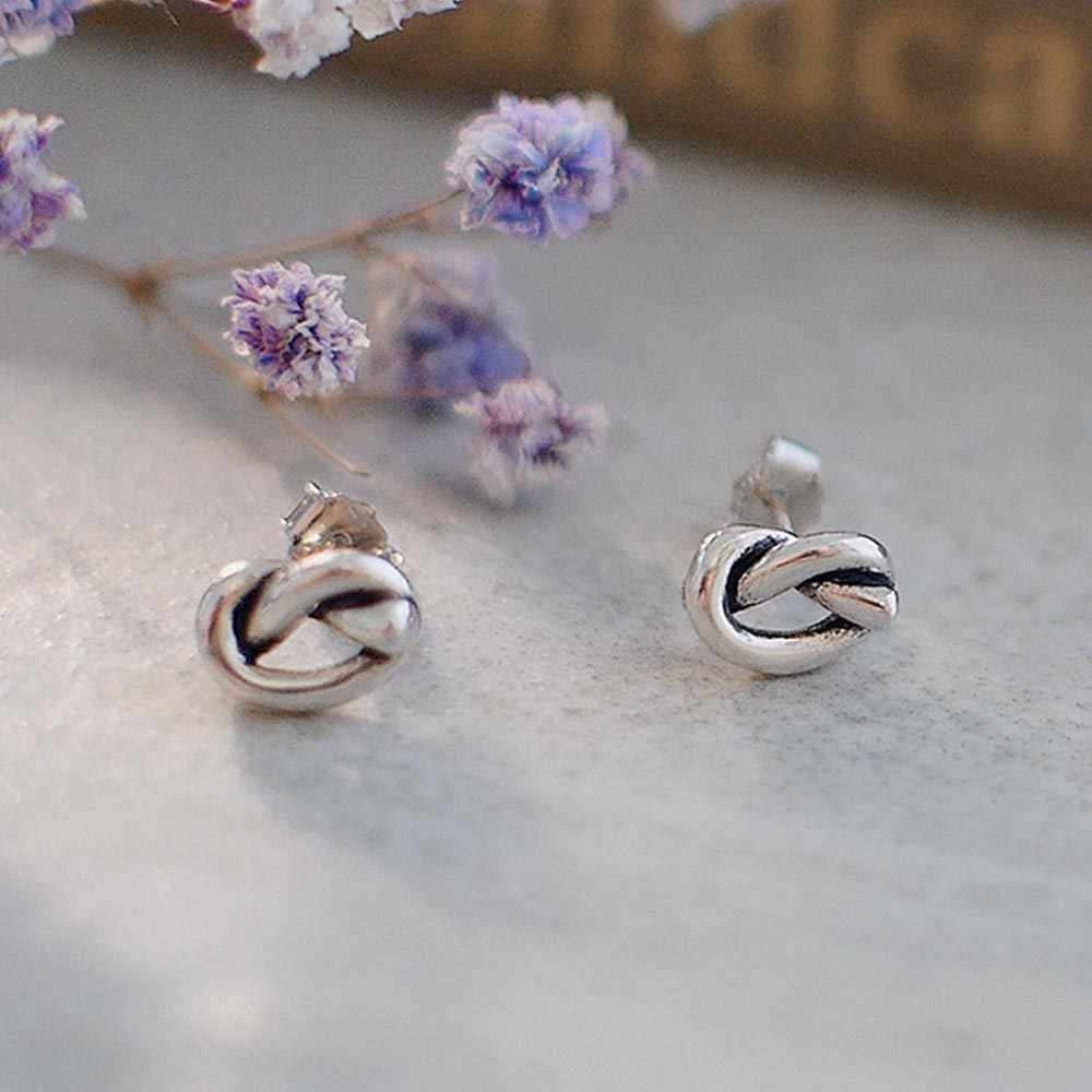 德國結純銀耳環/SE538