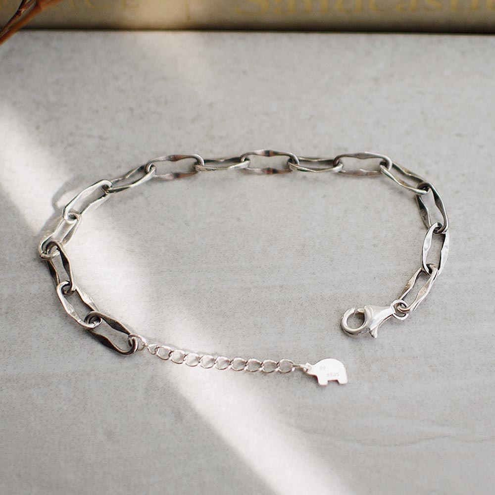 漫步雲端純銀手鍊/SB959| 復古個性 男生手鏈 中性女生禮物