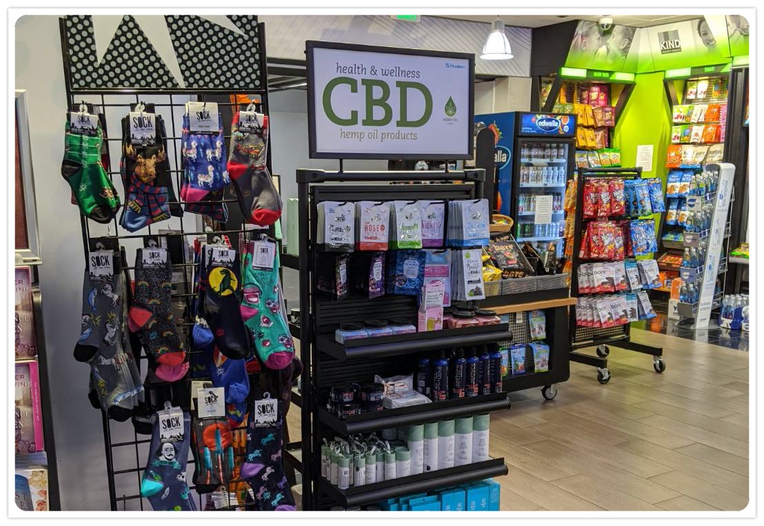 美國西雅圖機場的 CBD 食品