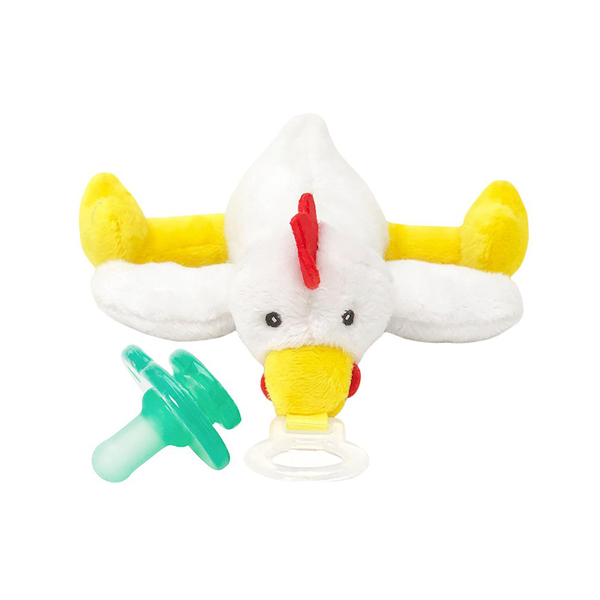 美國 nookums 寶寶可愛造型安撫奶嘴/玩偶-早安咕咕雞