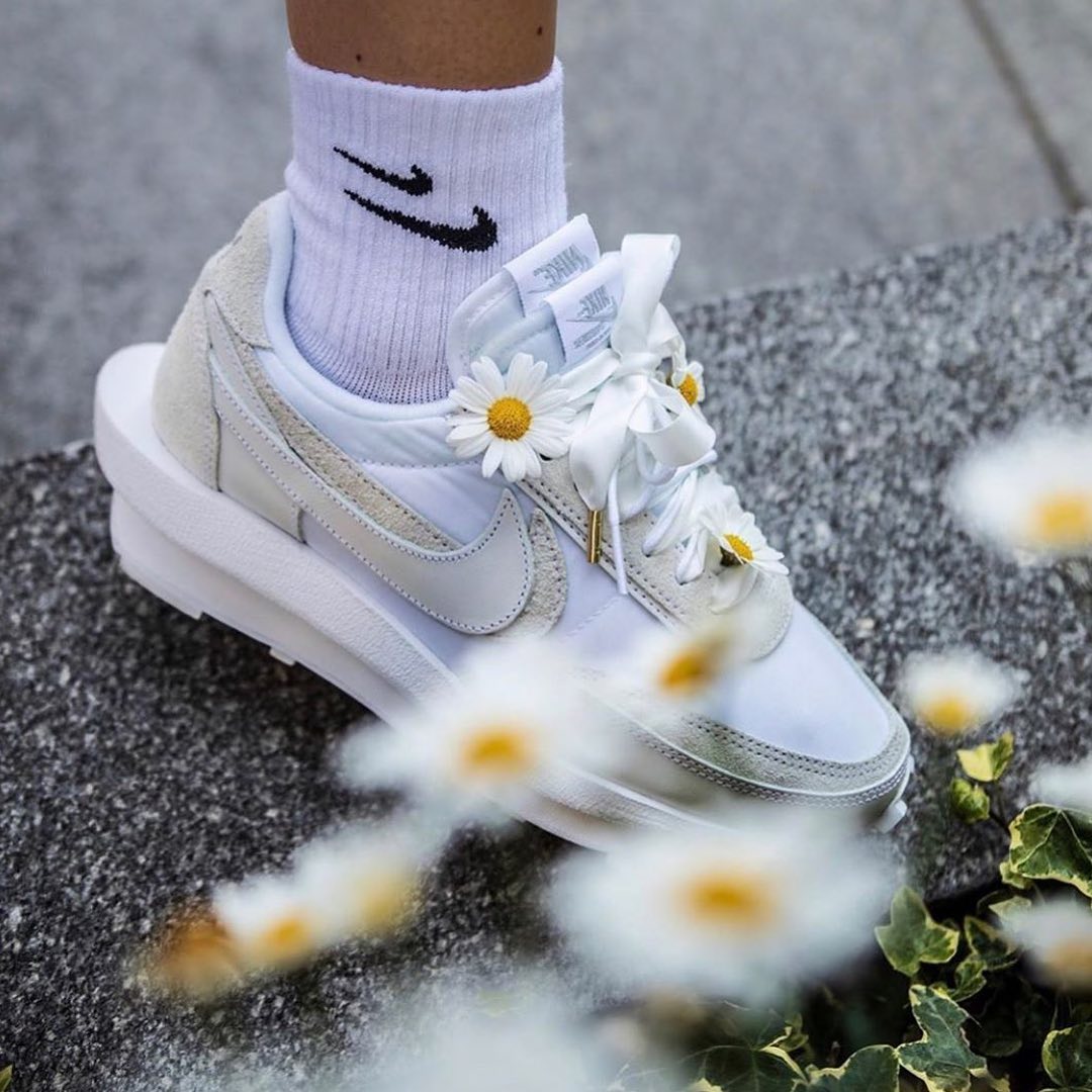 【APAIR】代購 Nike x Sacai LDV Waffle White Nylon 2.0 米白 BV0073-101