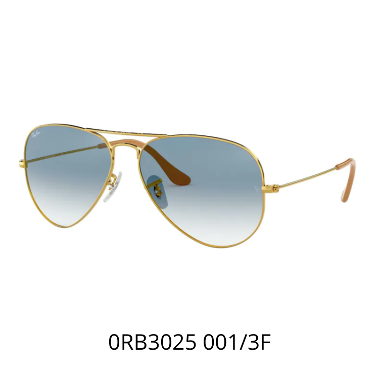 AVIATOR LARGE METAL GOLD RB3025 001/3F 太陽眼鏡