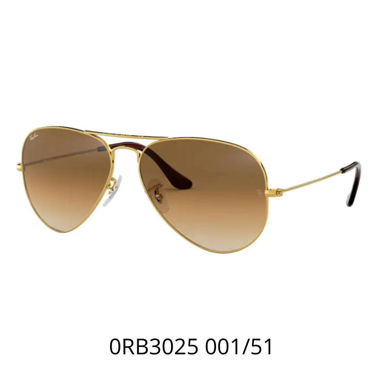 AVIATOR LARGE METAL GOLD RB3025 001/51 太陽眼鏡
