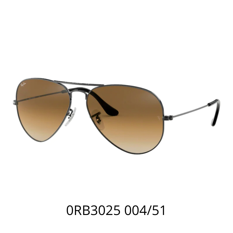 AVIATOR LARGE METAL GUNMETAL RB3025 004/51 太陽眼鏡