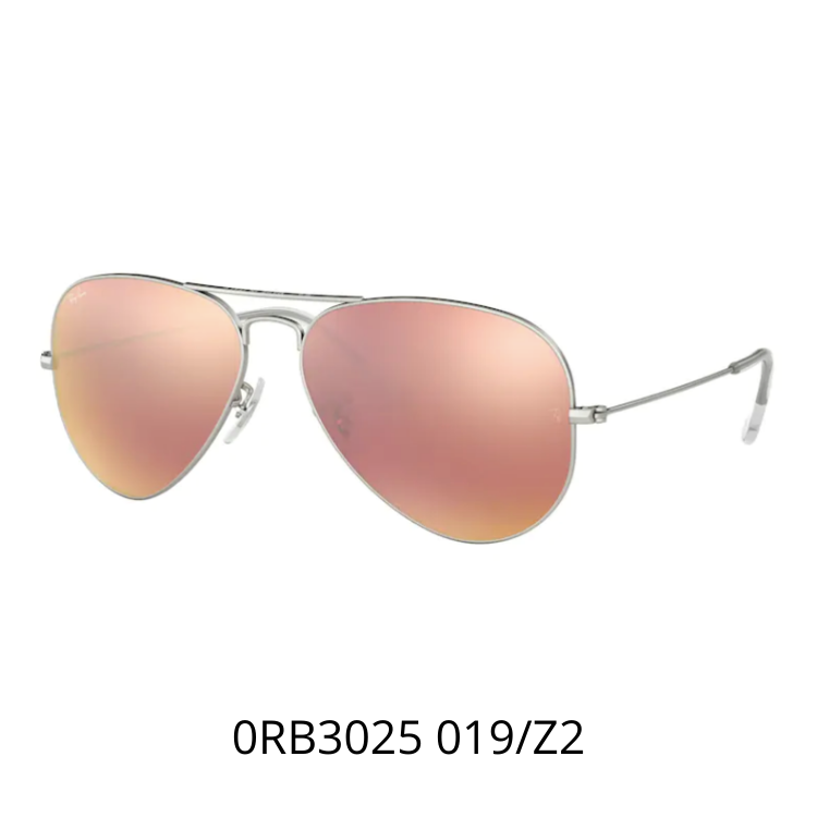 AVIATOR LARGE METAL MATTE SILVER RB3025 019/Z2 太陽眼鏡