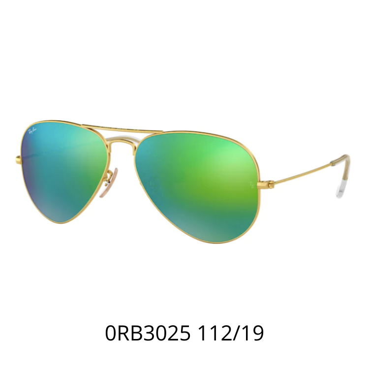 AVIATOR LARGE METAL MATTE GOLD RB3025 112/19 太陽眼鏡