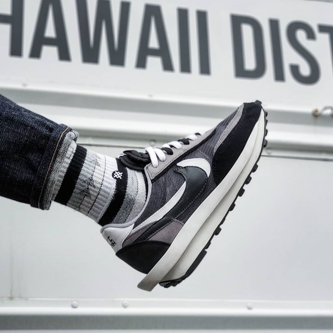 【APAIR】代購 Sacai x Nike LDWaffle Black Anthracite 黑白灰 BV0073-001