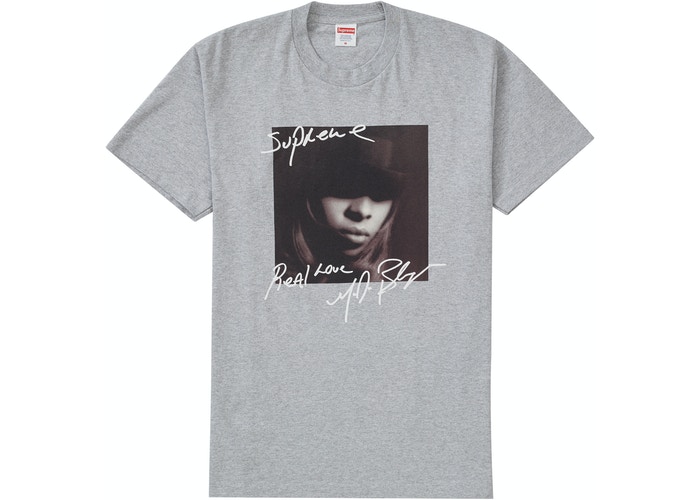 [現貨]  Supreme Mary J. Blige Tee Grey
