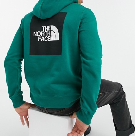 north face box drop hoodie