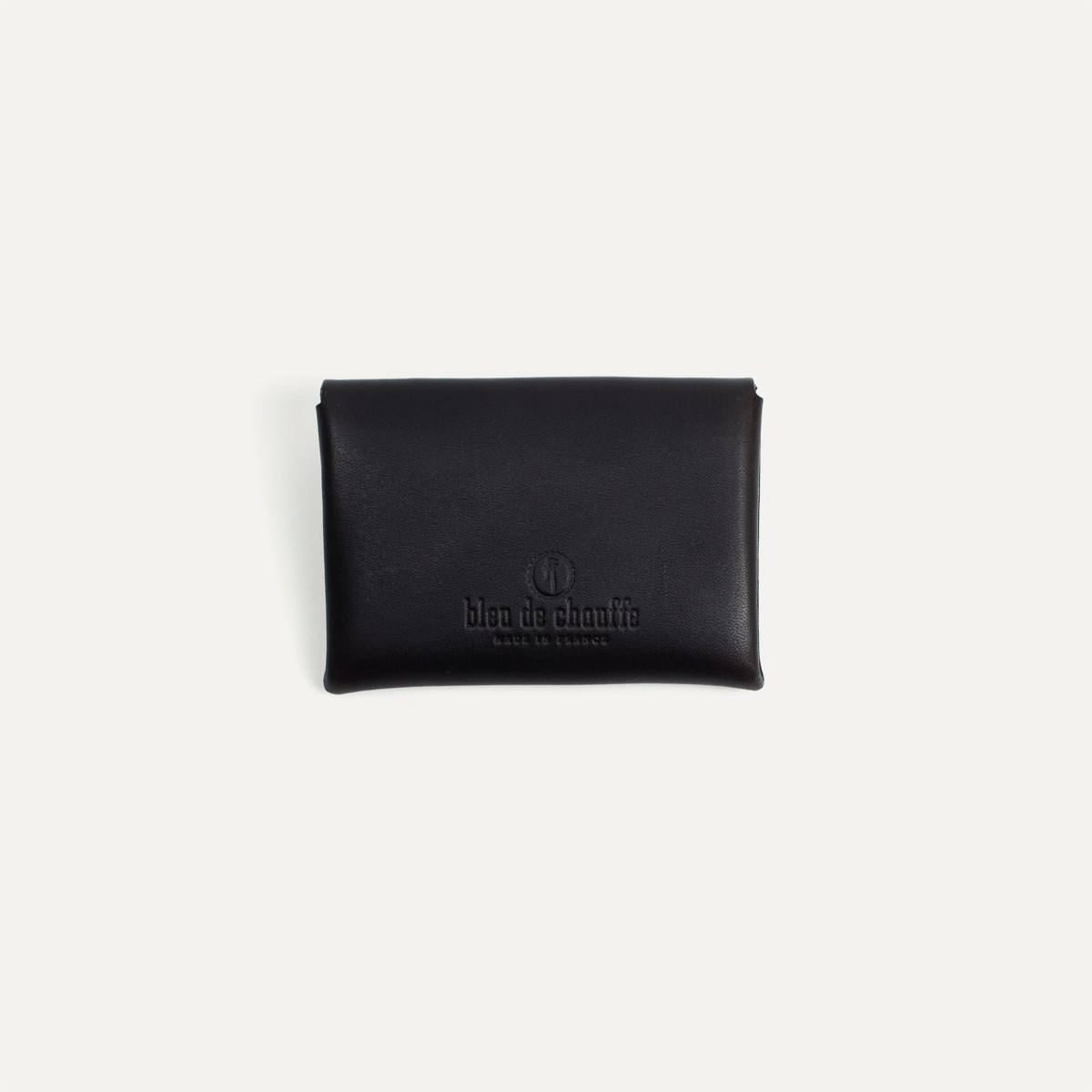 bleu de chauffe | Talbin 皮革零錢包（黑、湛藍、駝）