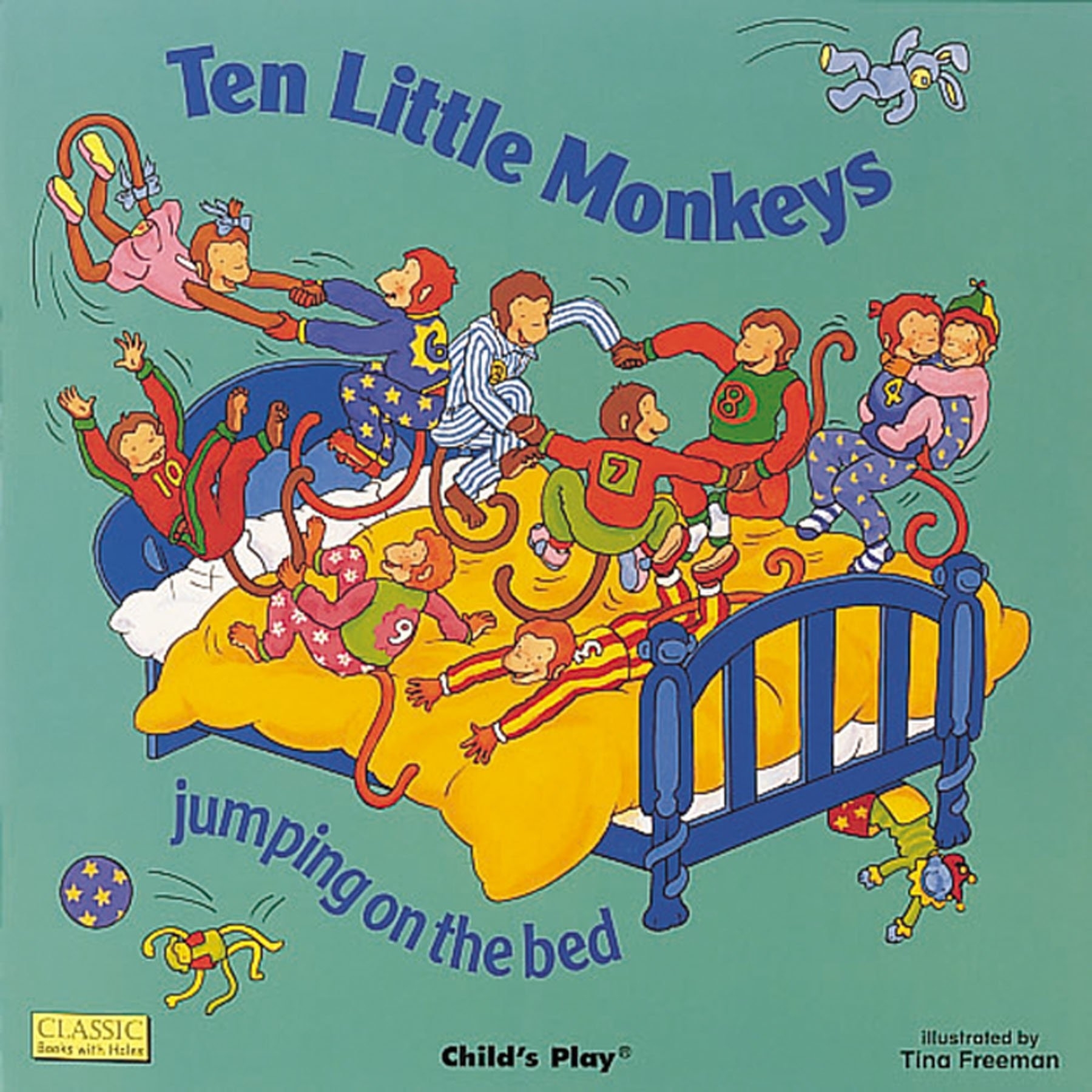 點讀繪本|Ten Little Monkeys jumping on the bed|Kidsread官網