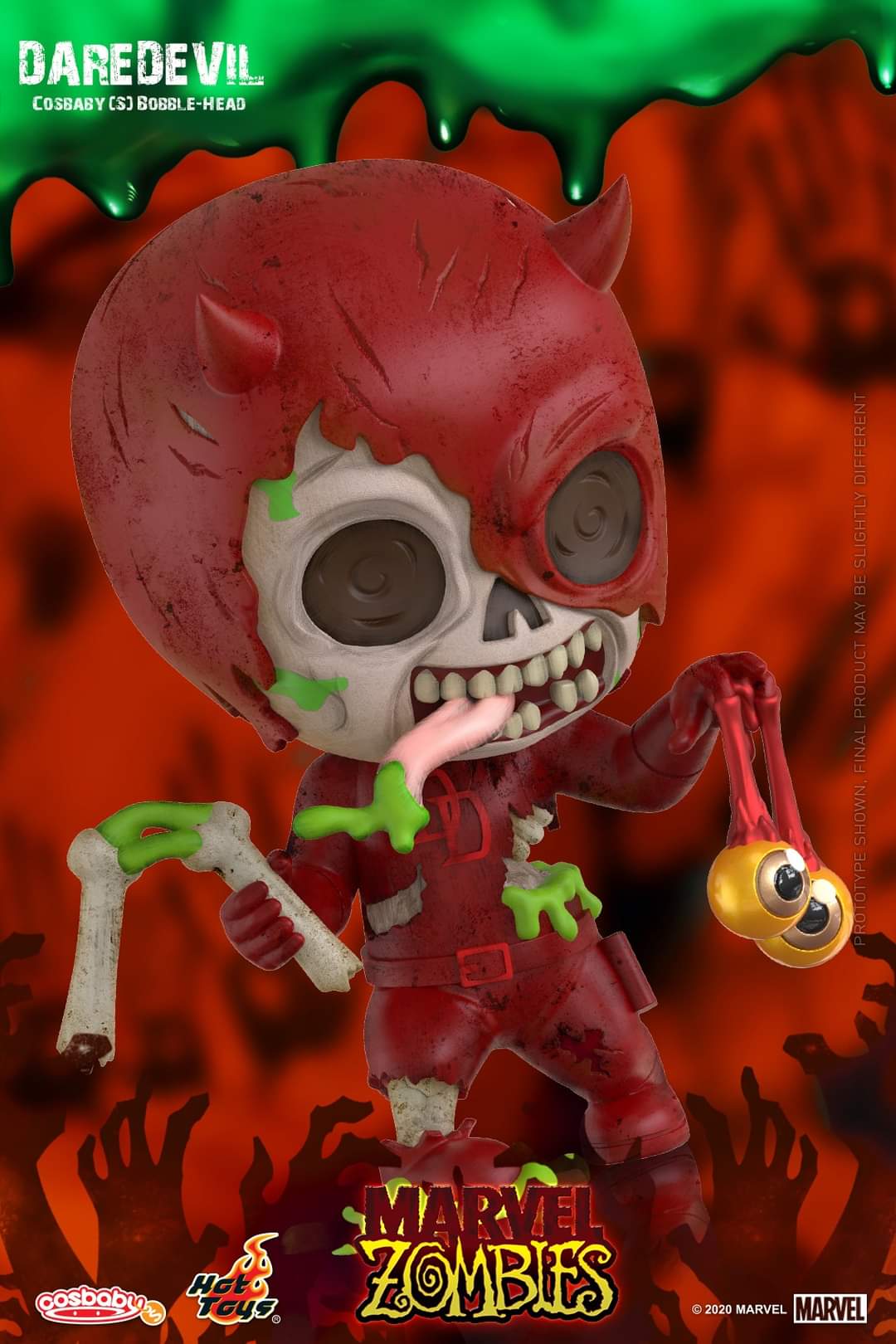 Hot Toys Marvel Zombies Daredevil Cosbaby COSB822