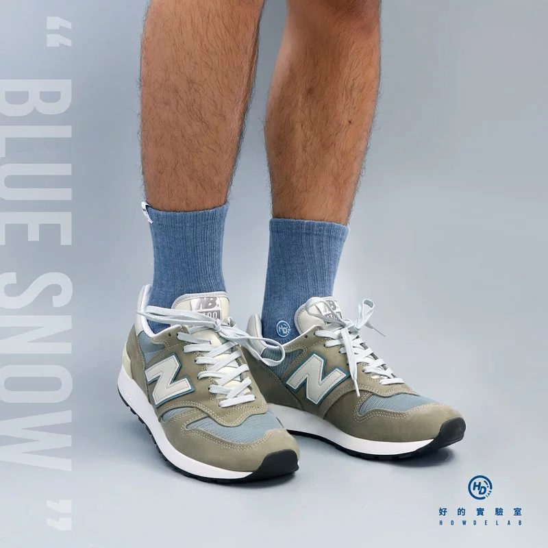HOWDE LAB Classic Socks " Blue Snow " 藍雪 經典藍系列 中高筒襪 長襪 男女【20FW01-BL】