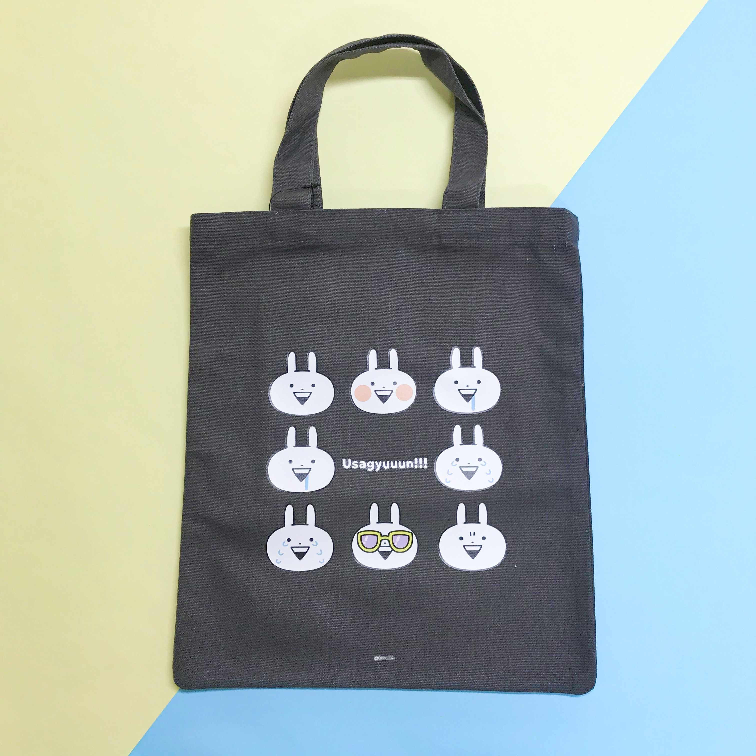 Usagyuuun-彩色小帆布包-表情款