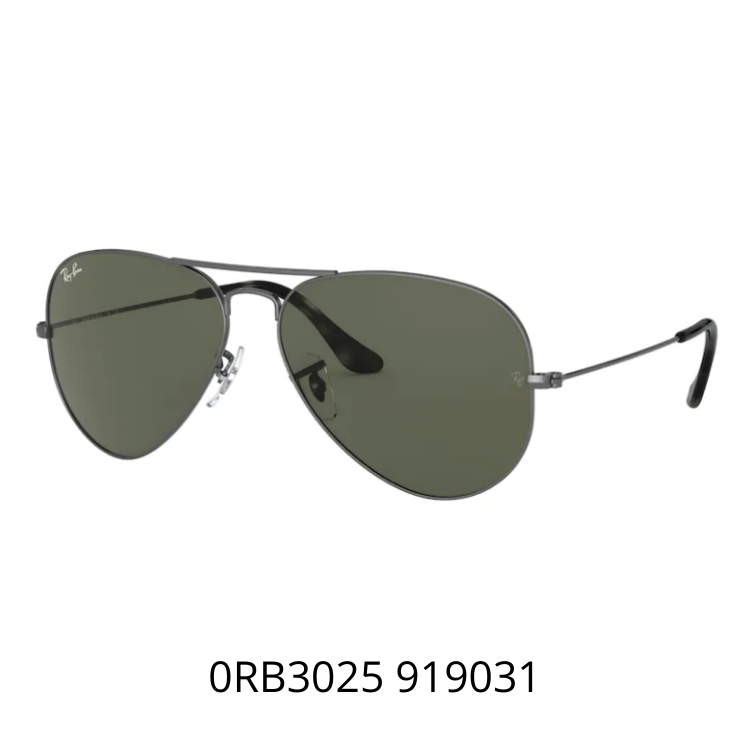 AVIATOR LARGE METAL SAND TRASPARENT GREY RB3025 919031太陽眼鏡