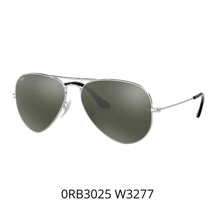 AVIATOR LARGE METAL SILVER RB3025 W3277太陽眼鏡