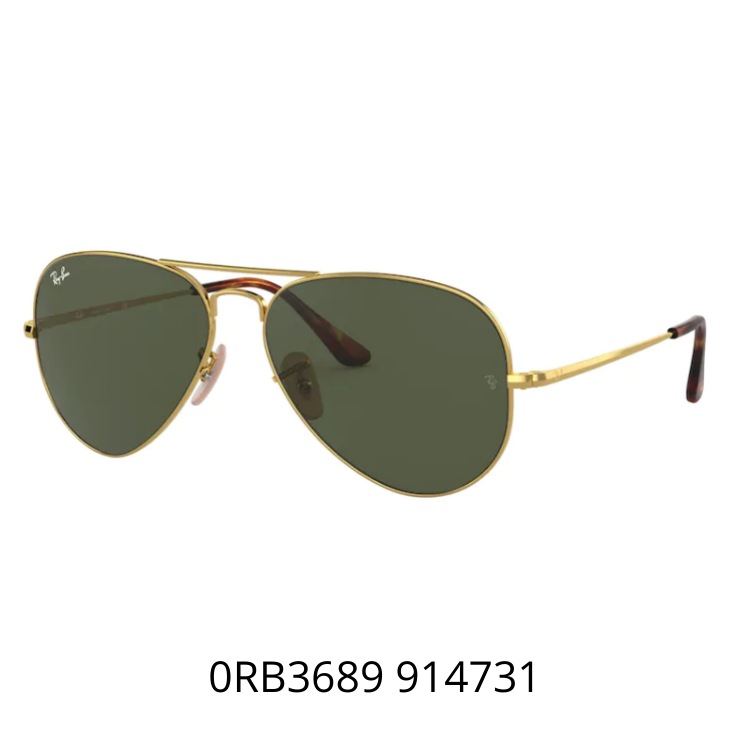 AVIATOR METAL II GOLD RB3689 914731太陽眼鏡