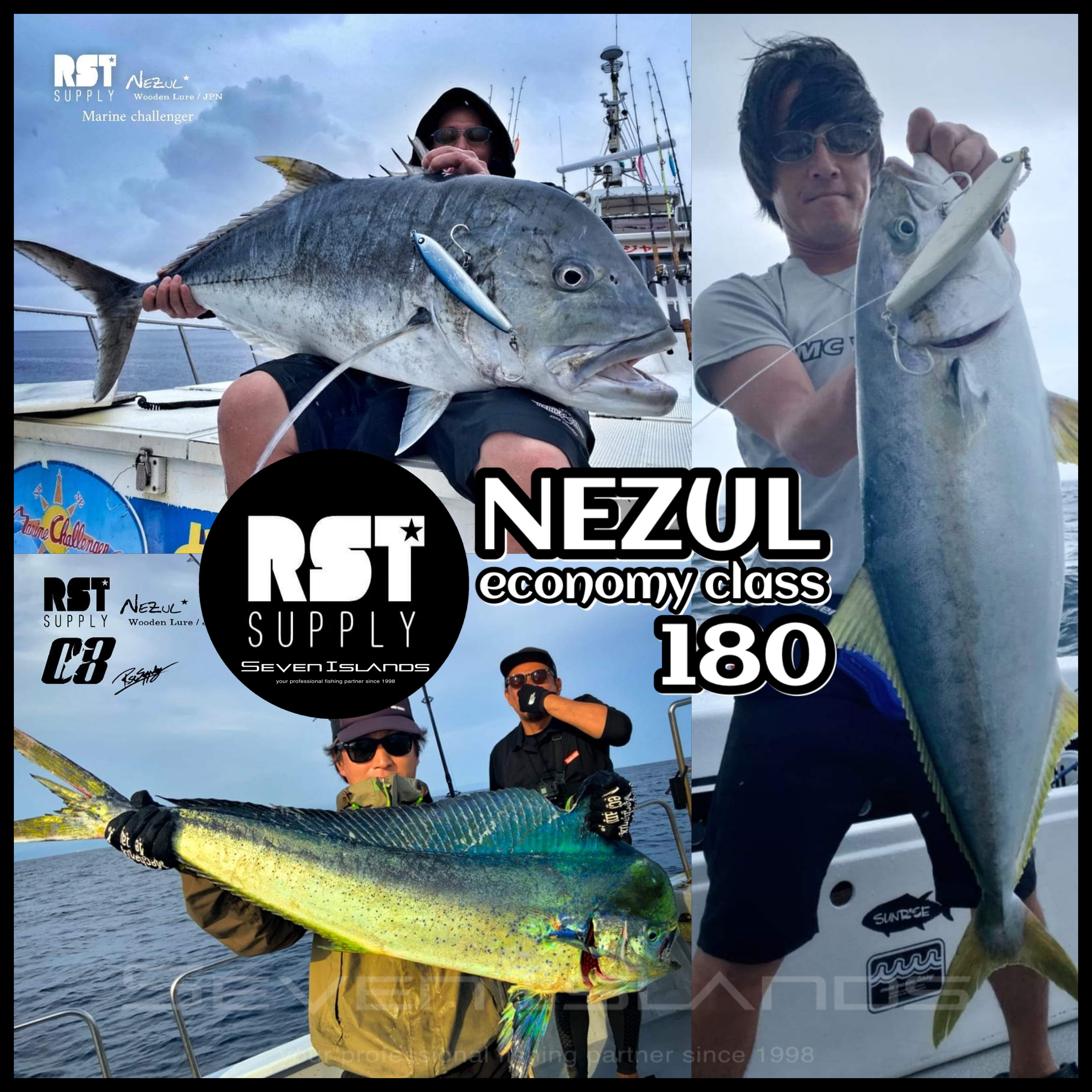RST SUPPLY NEZUL ECONOMY CLASS 180 WOOD CASTING LURE